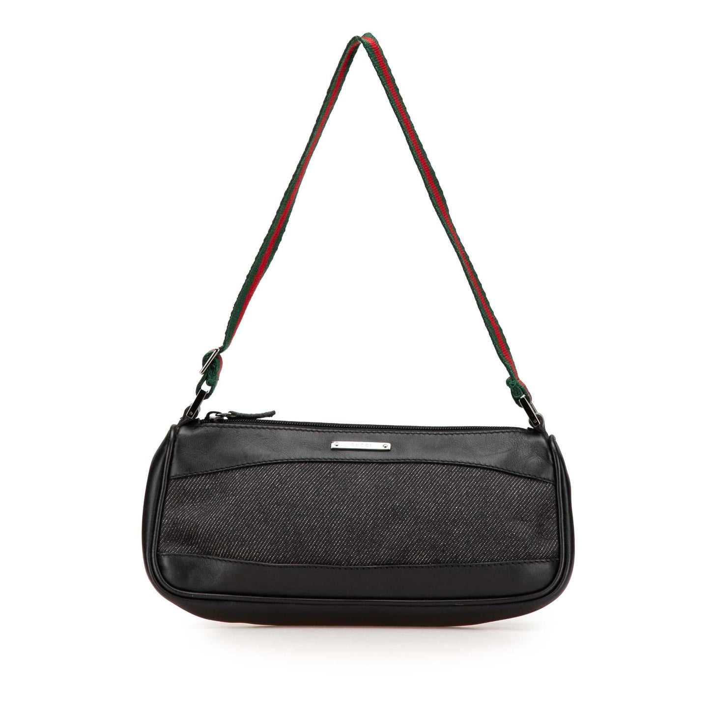 Gucci Web Denim Black Shoulder Bag Shoulder Bag
