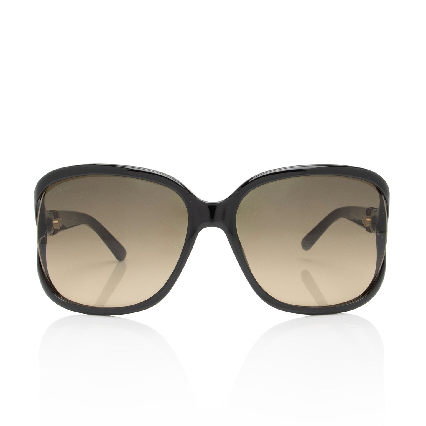 Gucci Oversize Web GG Sunglasses SHF-s2TxN2 Nylon Black Accessory