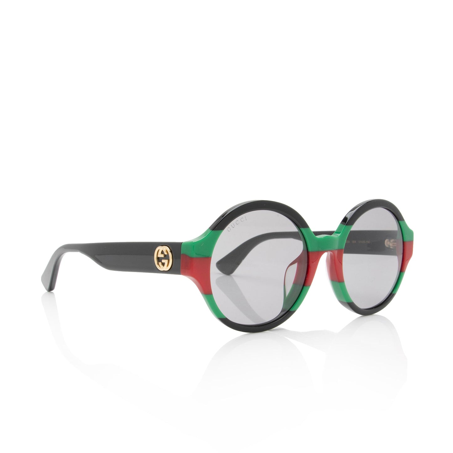 Gucci Web Interlocking G Round Sunglasses Black Accessory