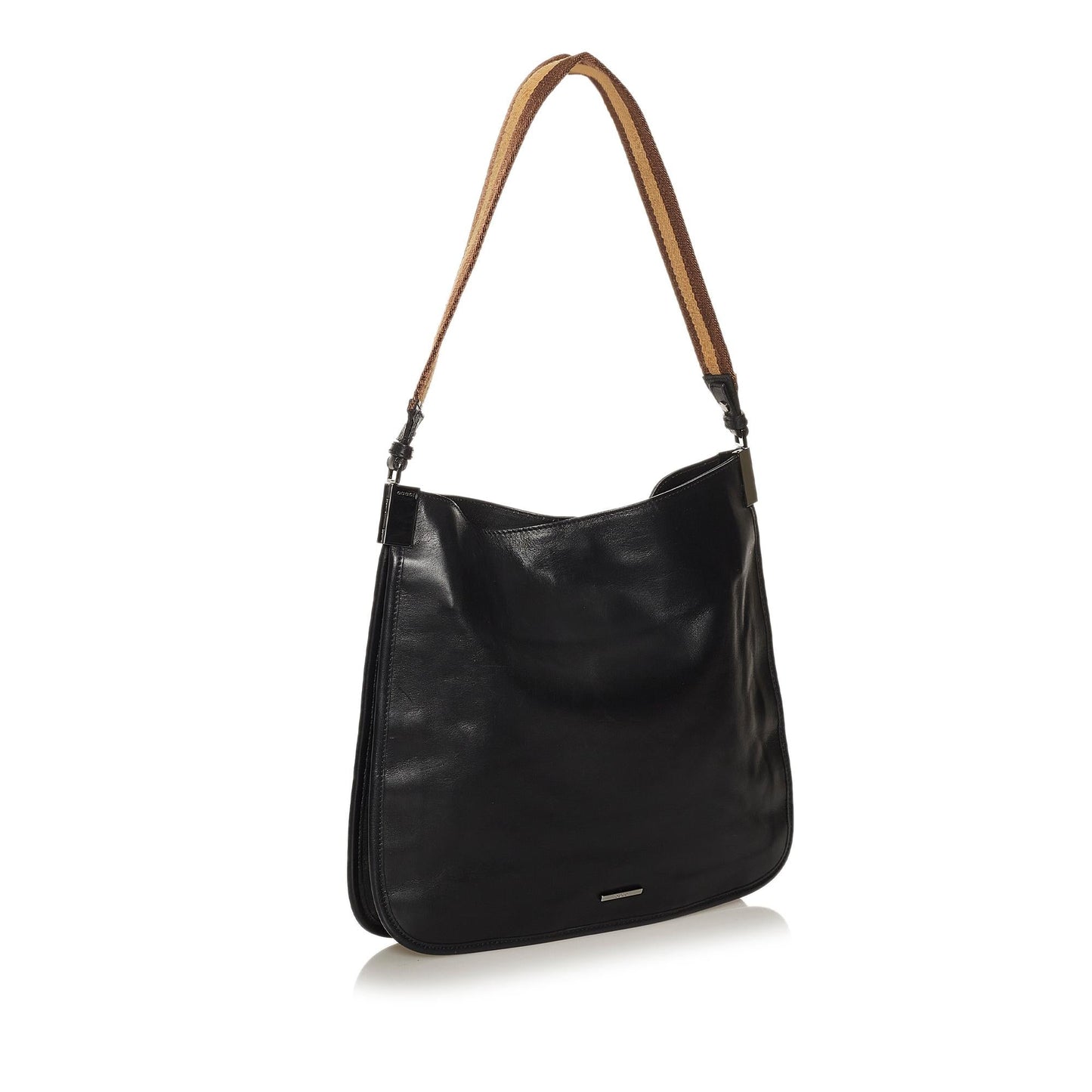 Gucci Web SHG Leather Calf Black Shoulder Bag 3