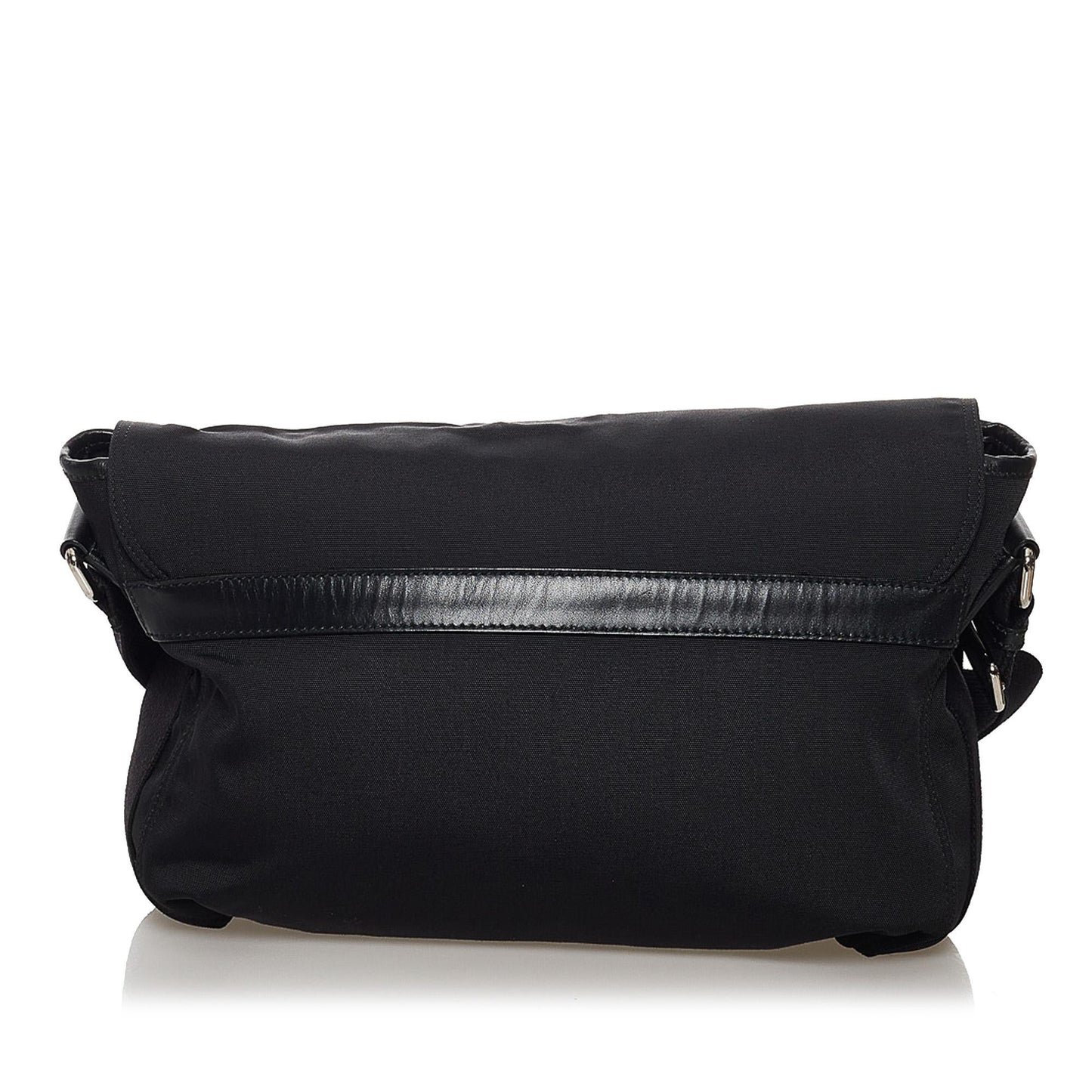 Gucci Web SHG Nylon Black Crossbody Bag