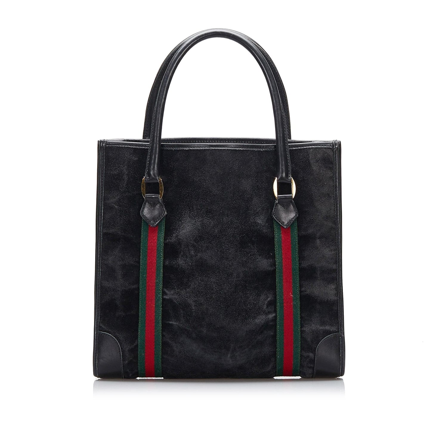 Gucci Web SHG-d8wOIS Calf Black Tote Bag