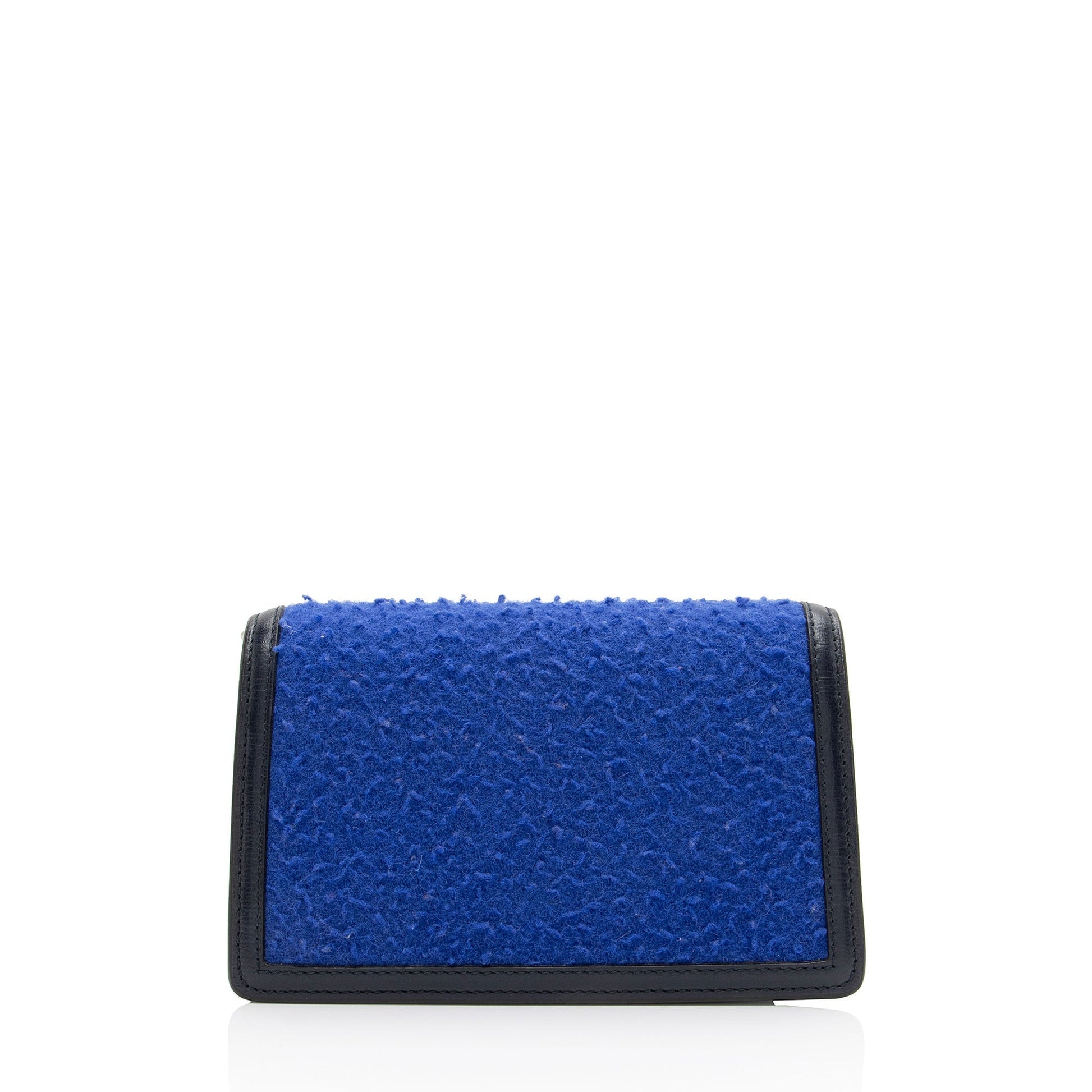 Gucci Wool Dionysus Super SHF-Ujea1H Leather Black Blue Mini Crossbody Bag