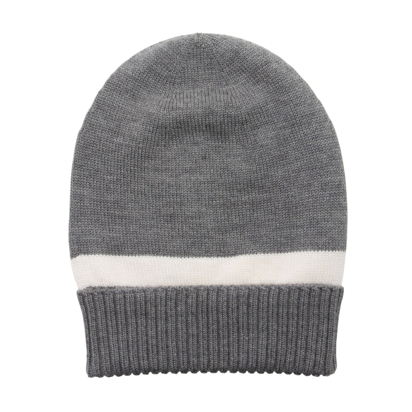 Gucci Wool Interlocking G Beanie - White Grey Handbag Size M