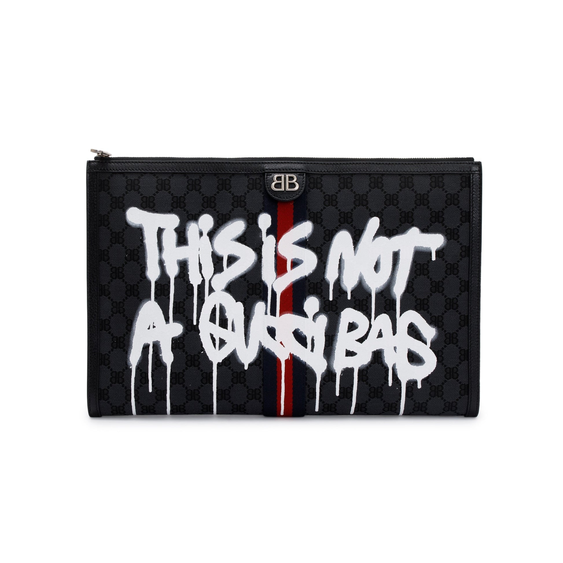 Gucci Balenciaga The Hacker Project Bb Supreme Graffiti Travel Bag