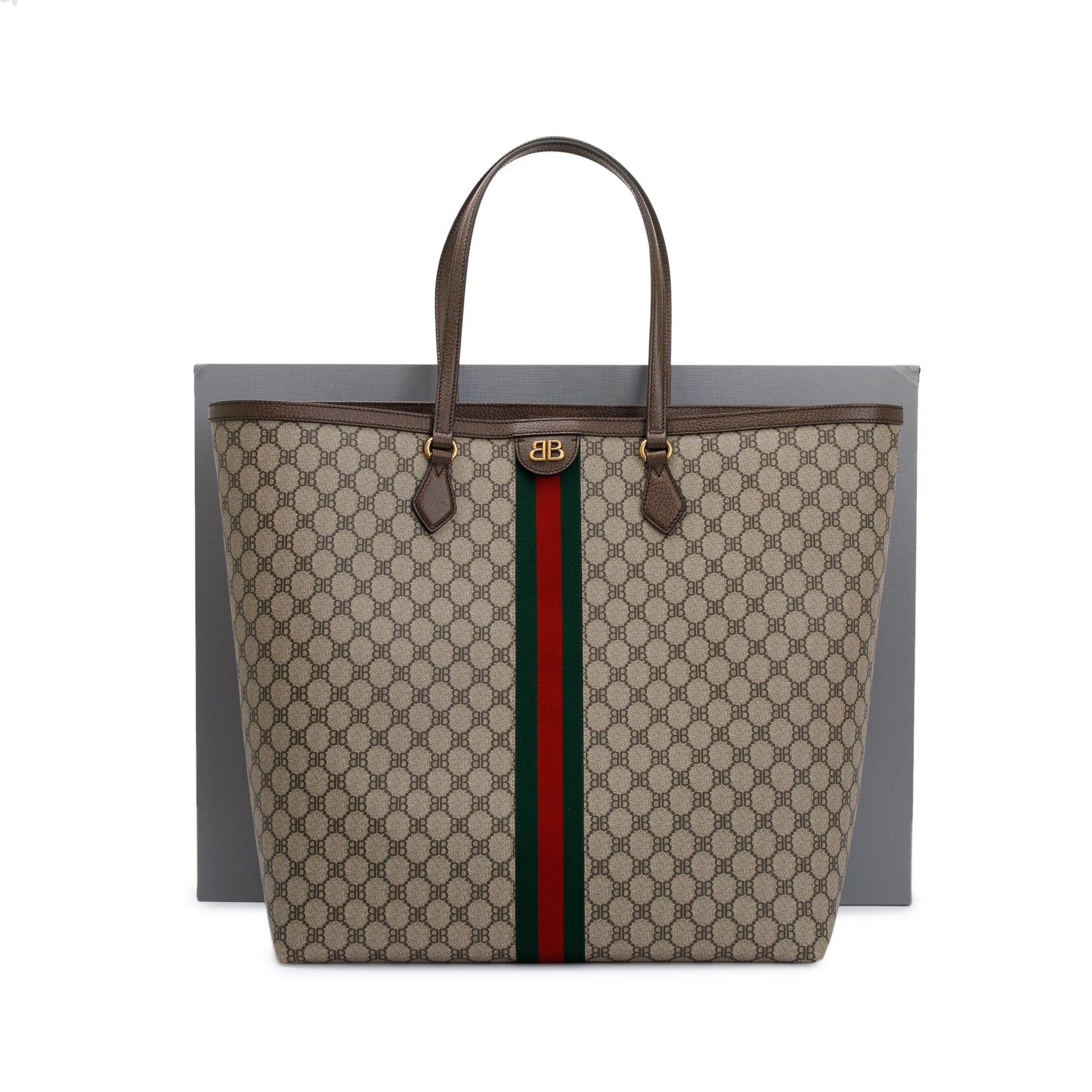 Gucci Balenciaga The Hacker Project Bb Supreme Web Large Tote Bag