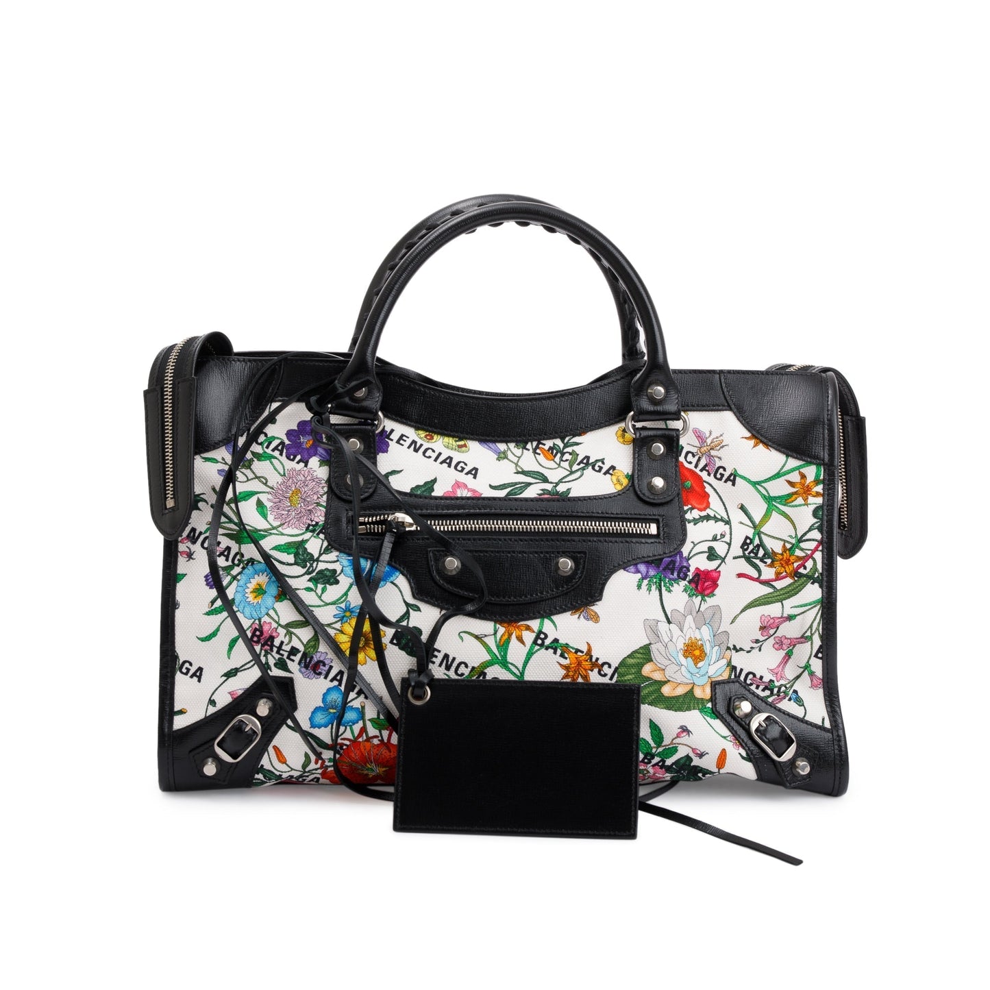 Gucci Balenciaga The Hacker Project Flora Neo Classic Medium Travel Bag