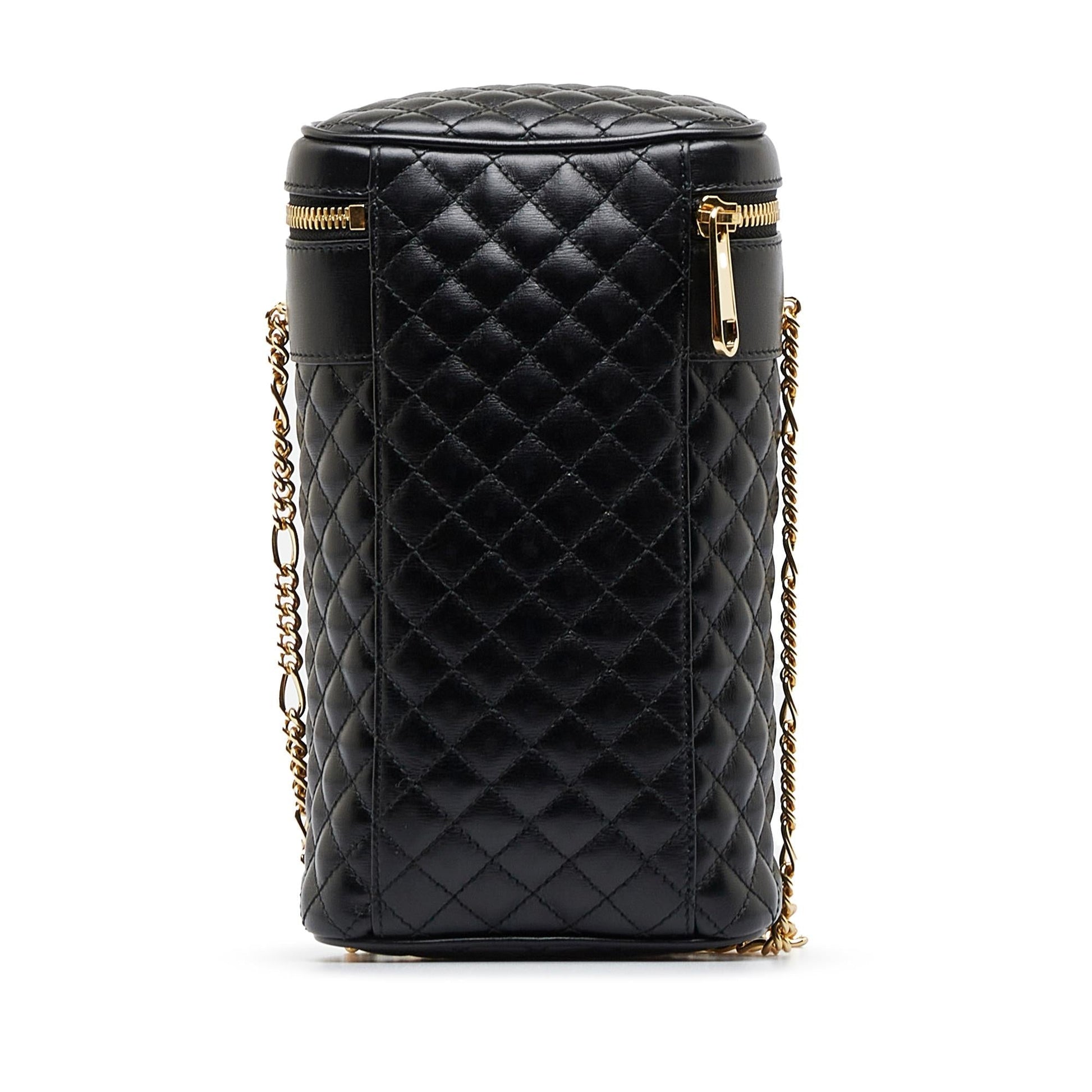 Gucci Zumi Cylindrical SHG-kE5yTU Calf Black Crossbody Bag