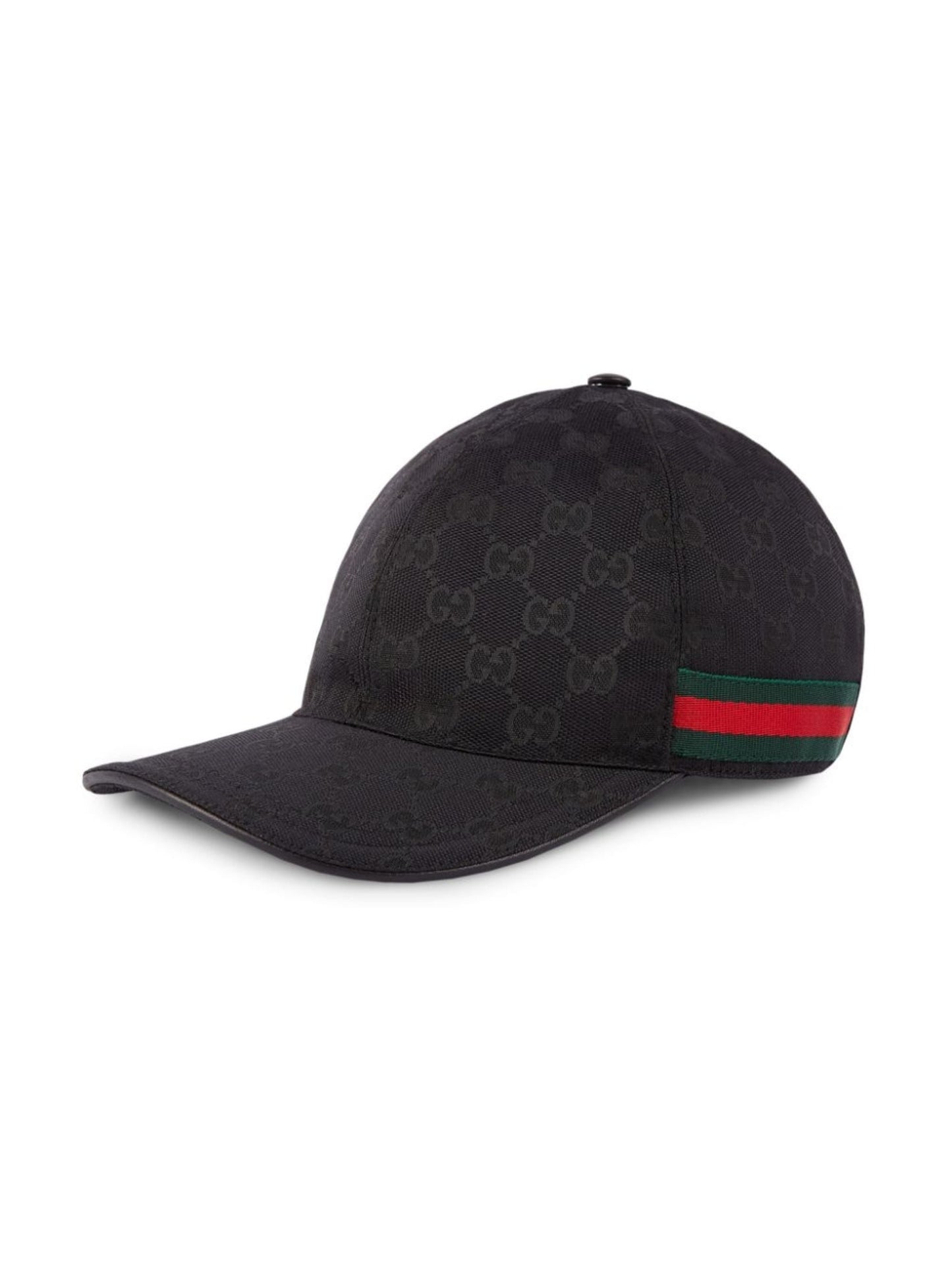 Gucci GG SUPREME WEB BASEBALL Monogram Hat