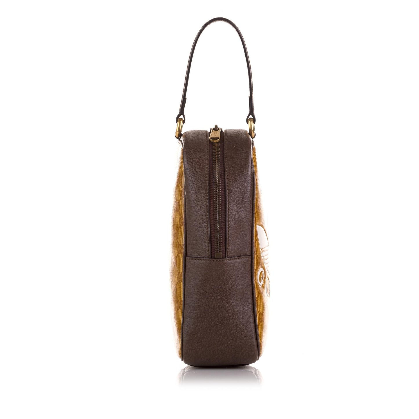 Gucci x Adidas SHG-40U9QW Canvas Brown Mini Satchel Bag