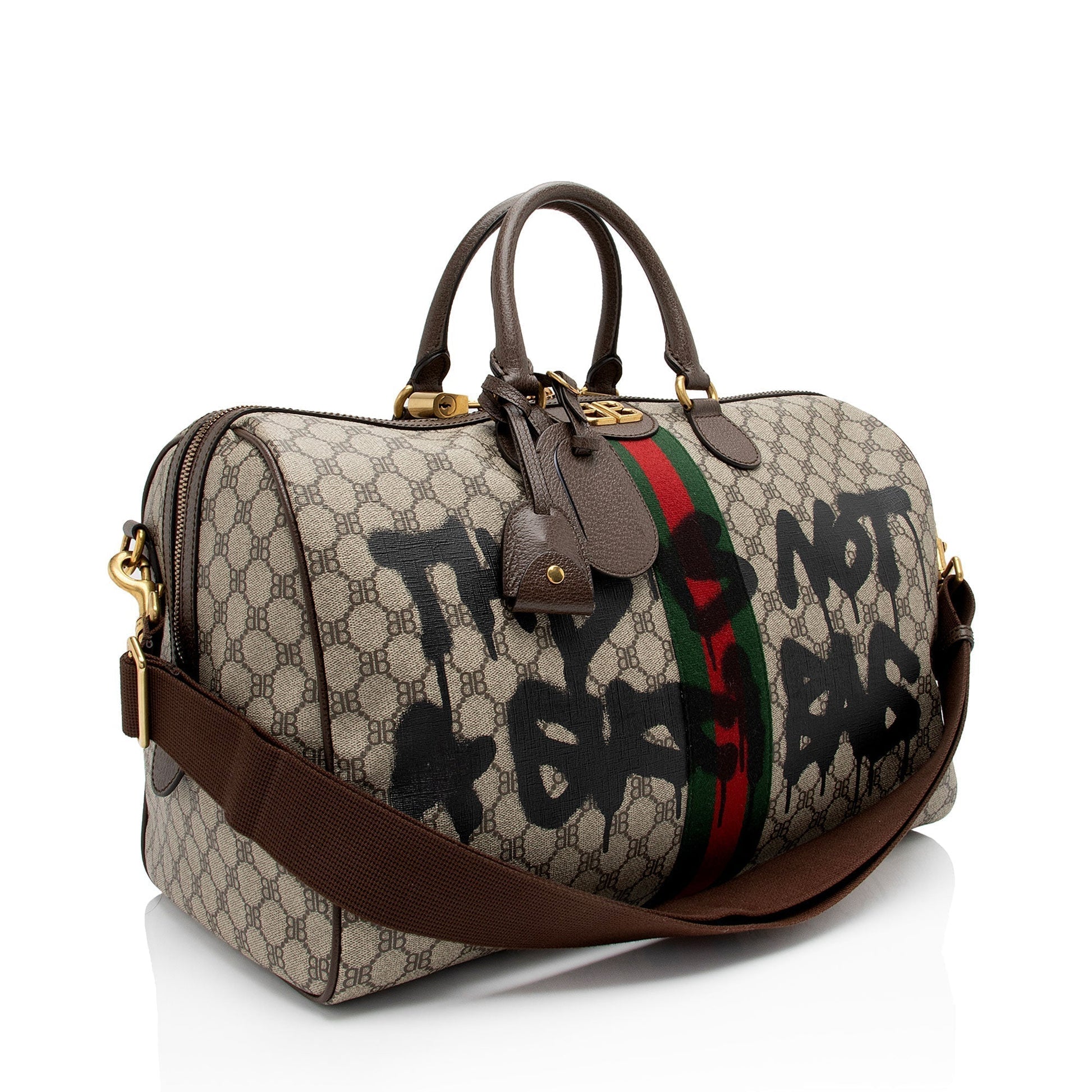 Gucci x Luxury Balenciaga Trending GG Supreme Travel Bag