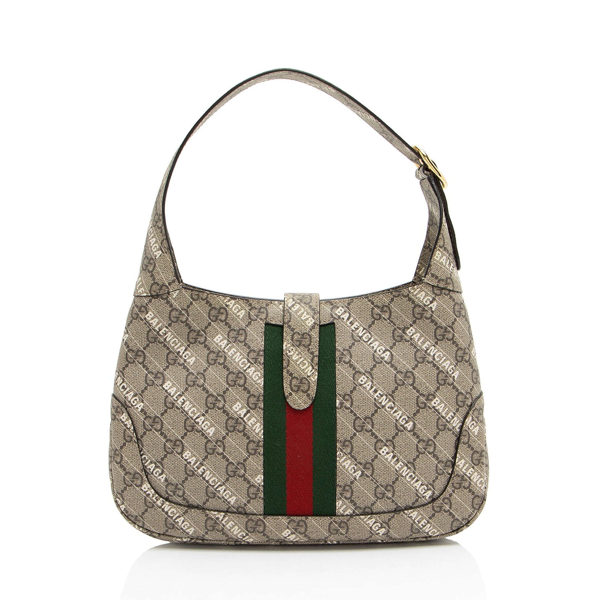 Gucci x Balenciaga GG Supreme Hacker Small Shoulder Bag