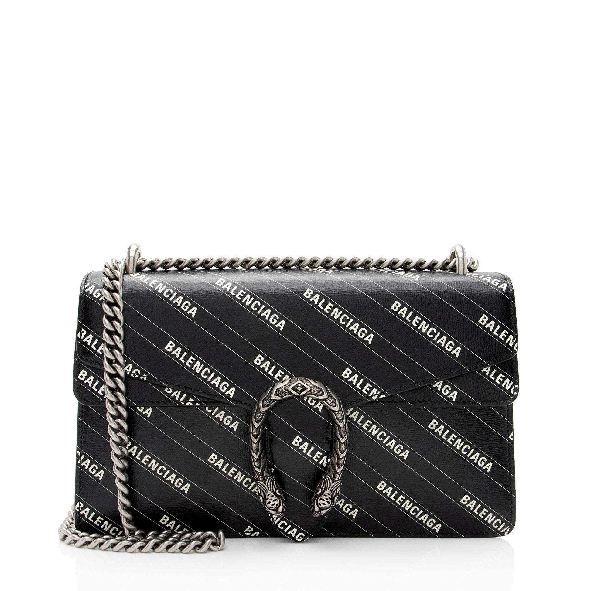 Gucci x Balenciaga Dionysus Hacker Project Leather Black Small Shoulder Bag
