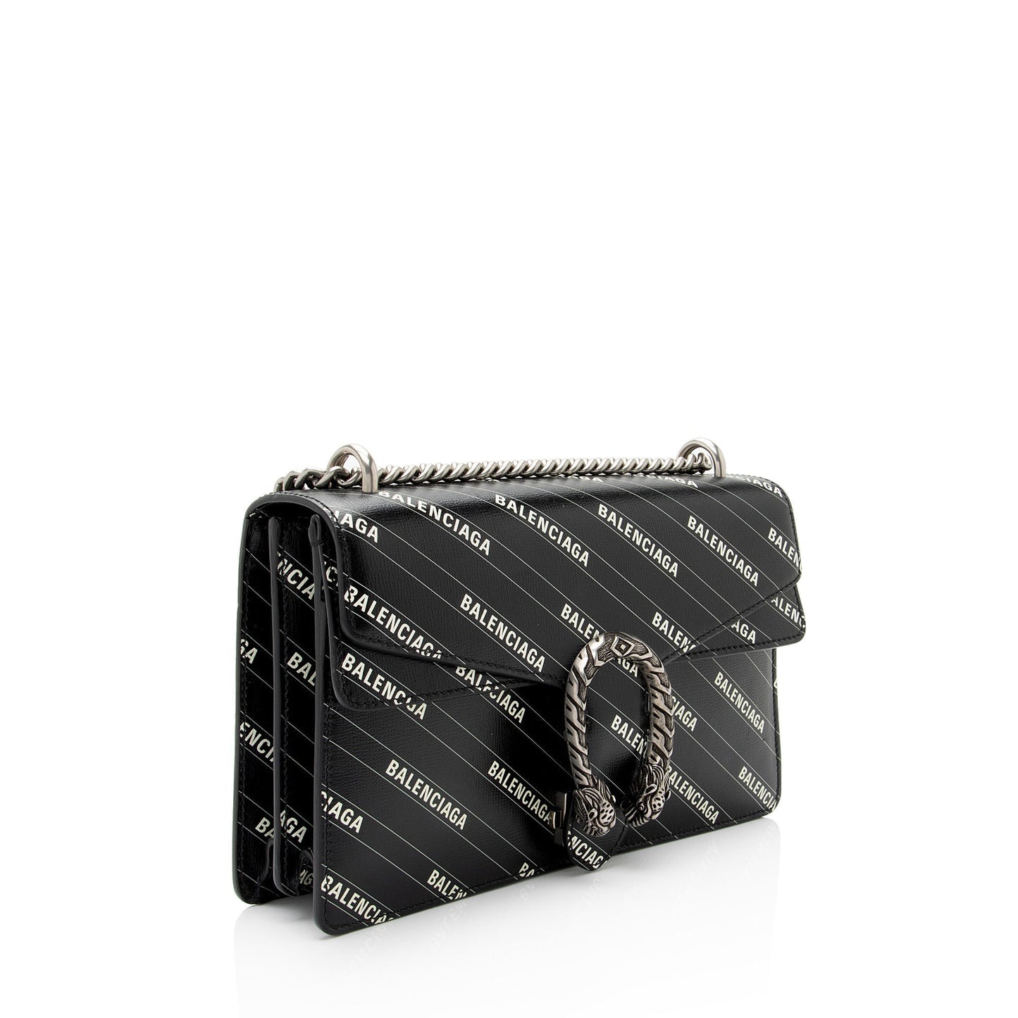 Gucci x Balenciaga Dionysus Hacker Project Leather Black Small Shoulder Bag