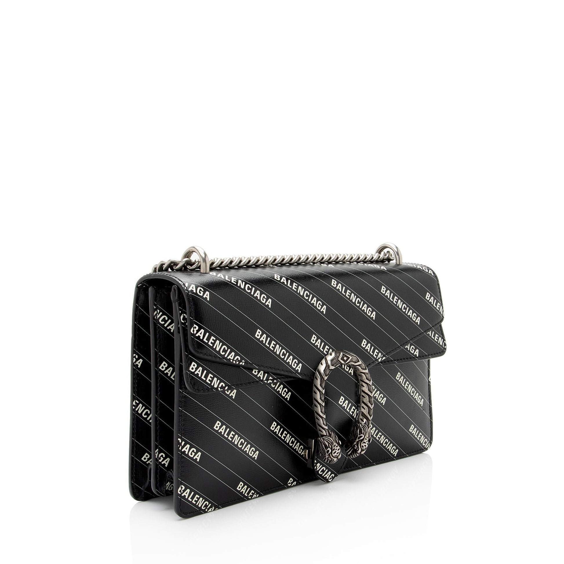 Gucci x Balenciaga Dionysus Hacker Project Leather Black Small Shoulder Bag
