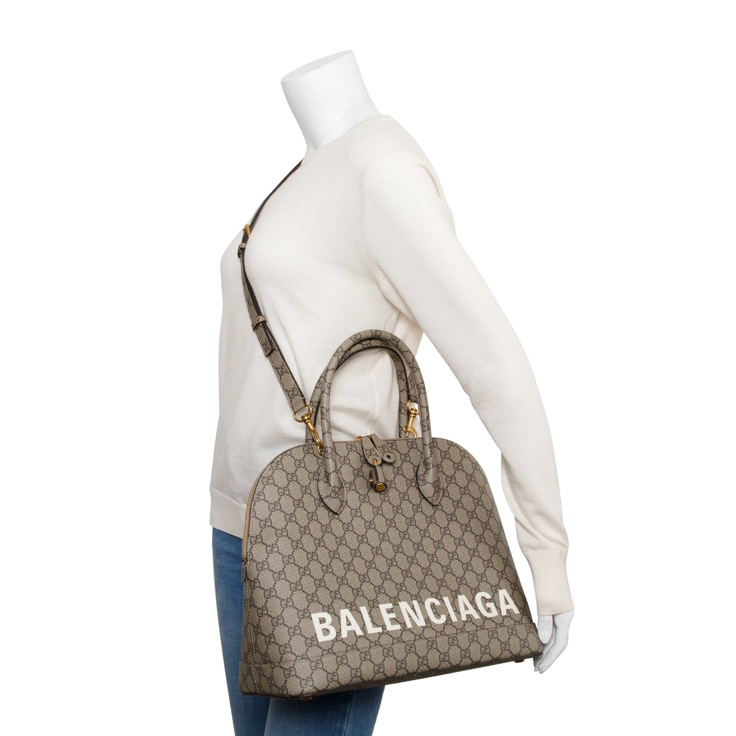 Gucci Balenciaga The Hacker Project Supreme Ville Handle Medium Travel Bag