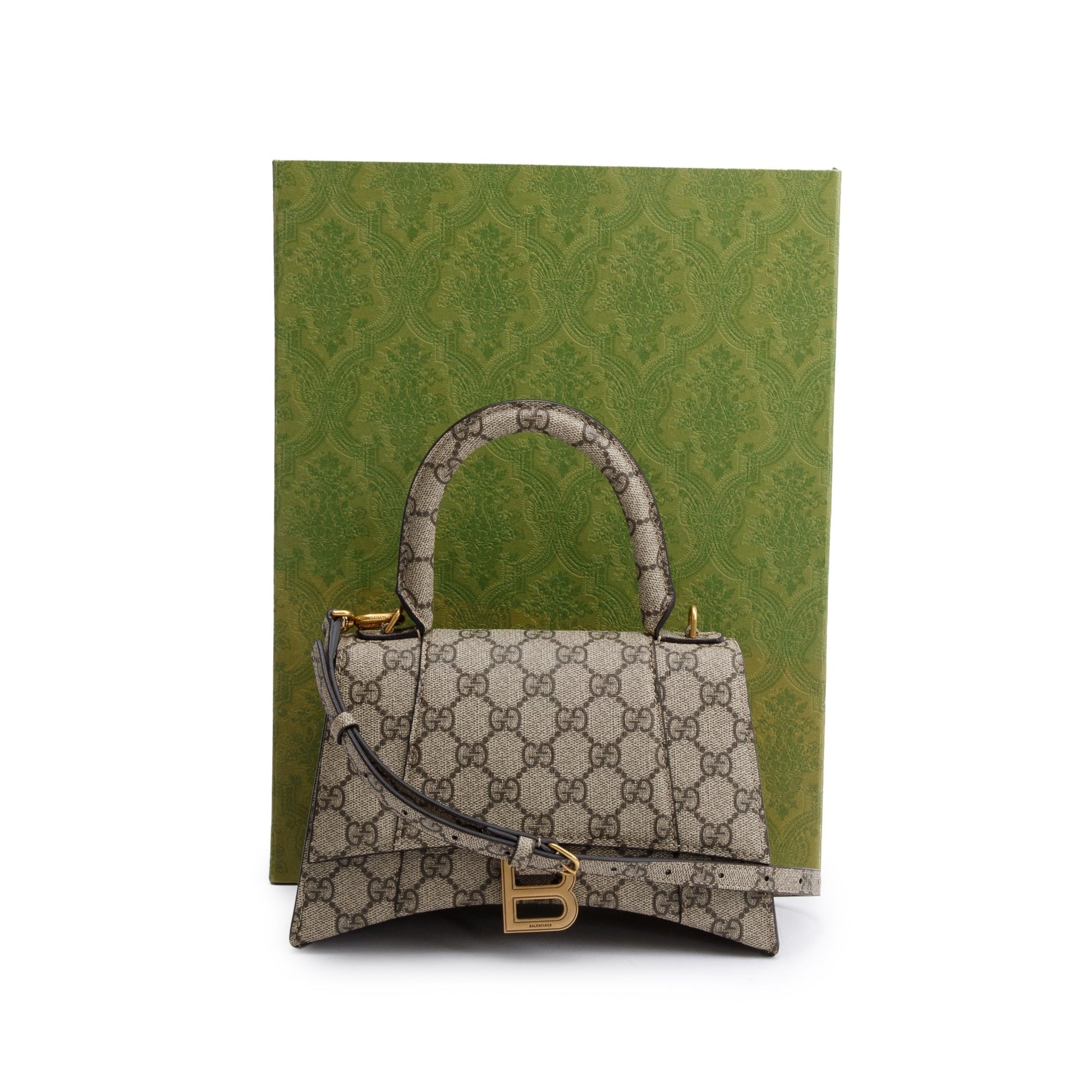 Gucci Balenciaga The Hacker Project Supreme Hourglass Top Small Travel Bag