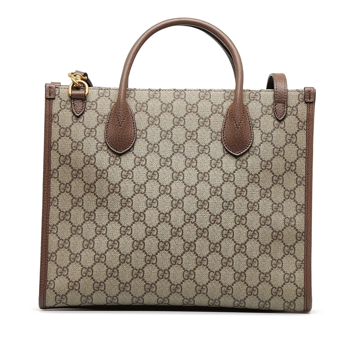 Gucci x Disney GG Supreme Donald Canvas Brown Tote Bag