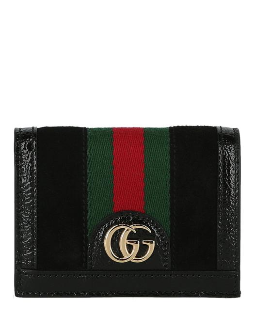 Gucci OPHIDIA Suede Wallet Case