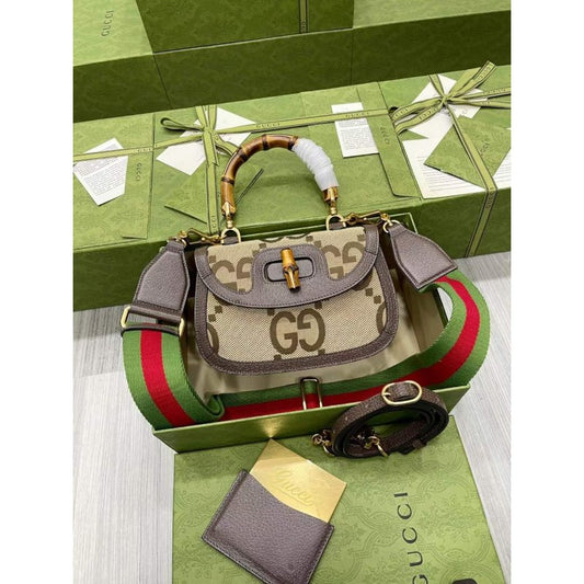 Gucci Bamboo Handle Bag Travel Bag Bag Bg02211