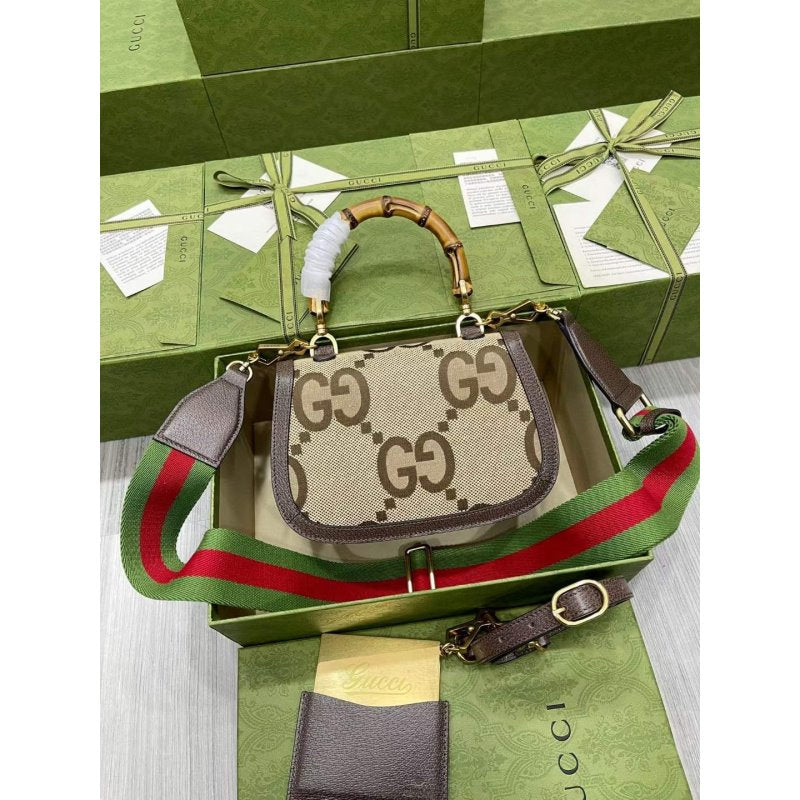 Gucci Bamboo Handle Bag Travel Bag Bag Bg02211