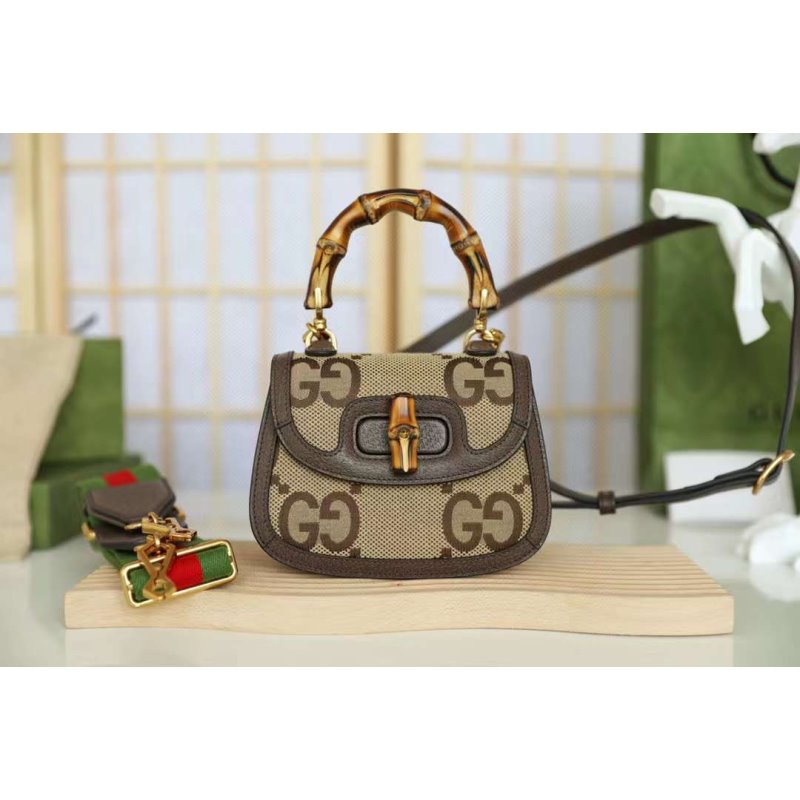 Gucci Bamboo Handle Bag Travel Bag Bag Bg02267