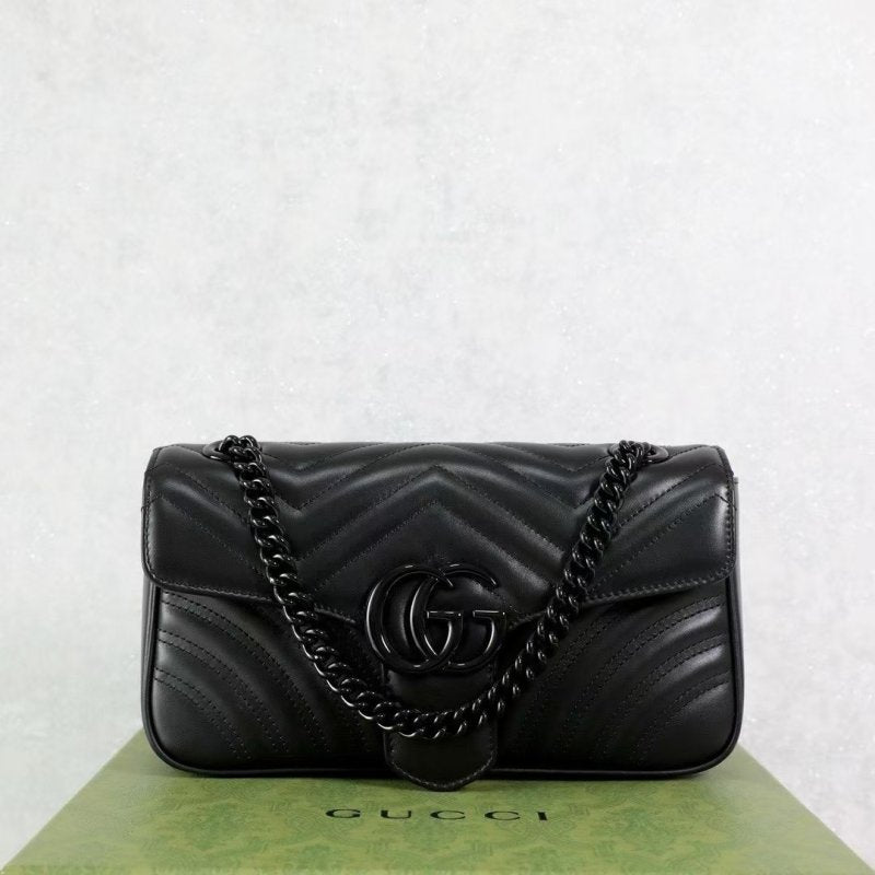 Gucci Marmont All Bag Black Travel Bag