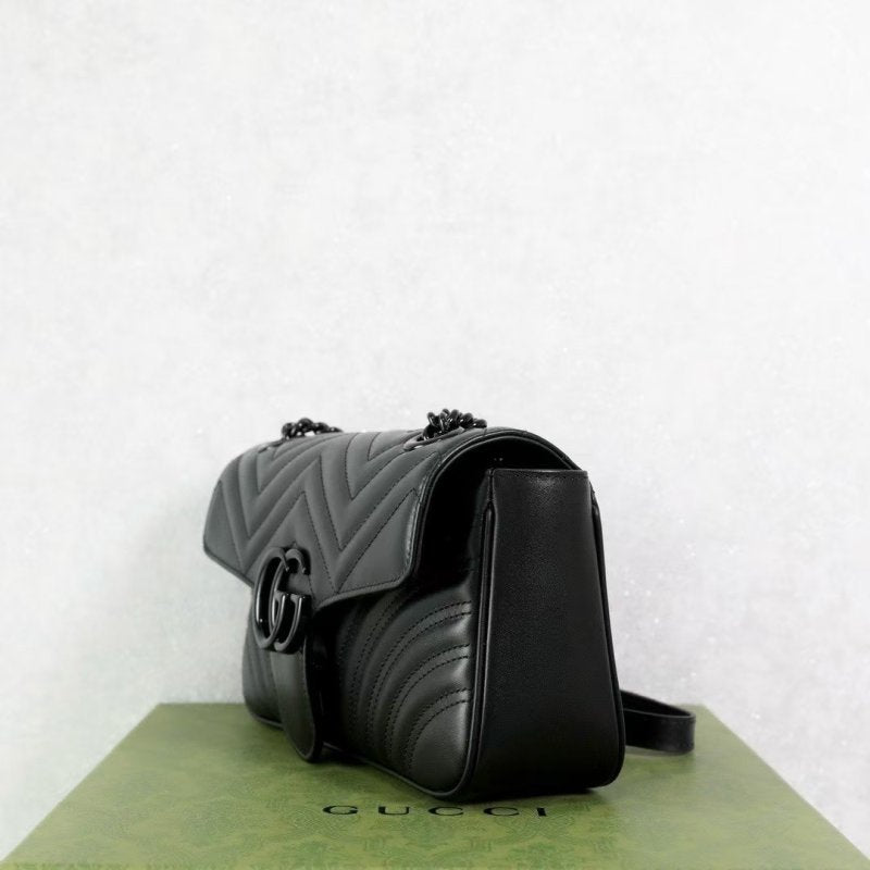 Gucci Marmont All Bag Black Travel Bag