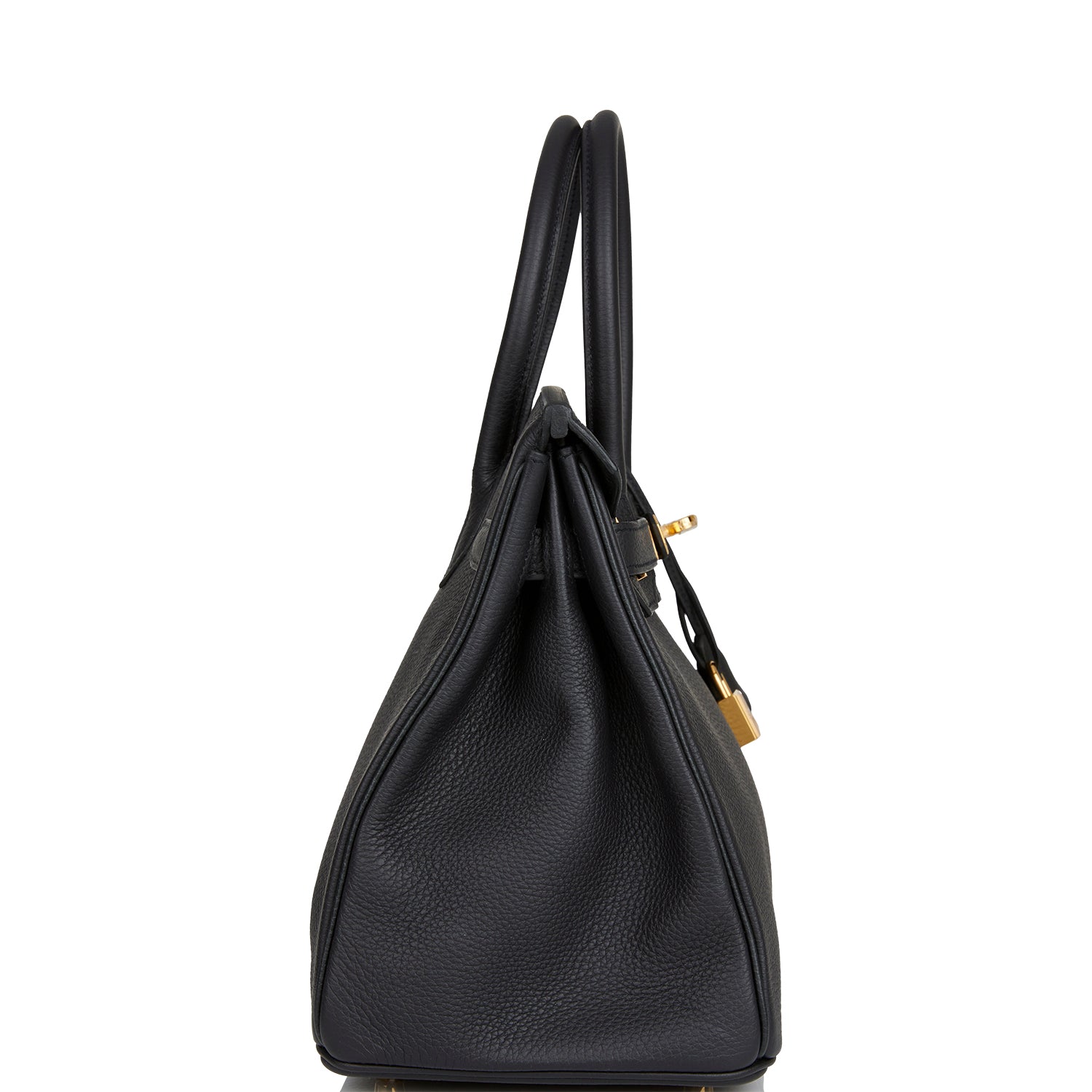 Hermes Birkin Togo Hardware Handbag Black Gold Travel Bag Hardware 9