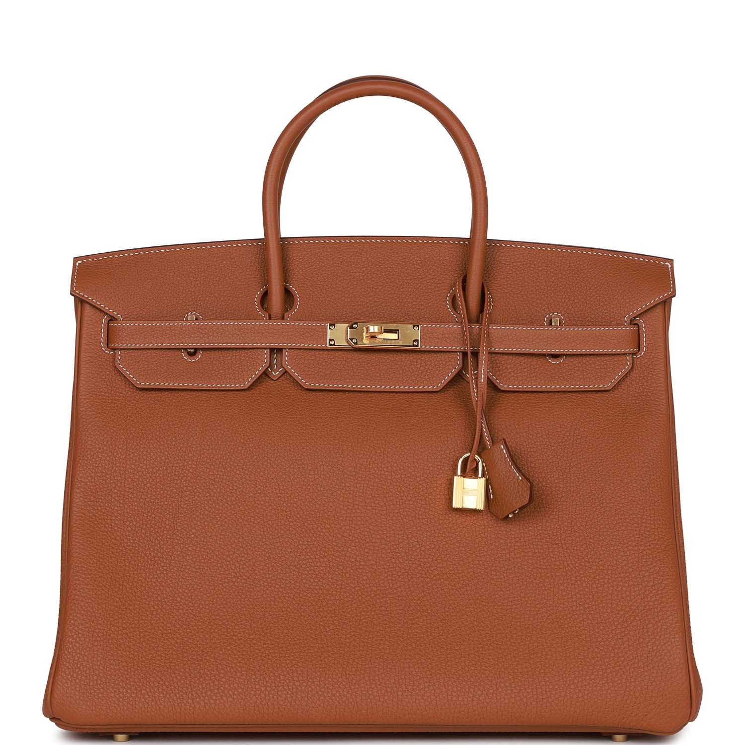 Hermes Birkin Togo Hardware Handbag Gold Travel Bag For Pb