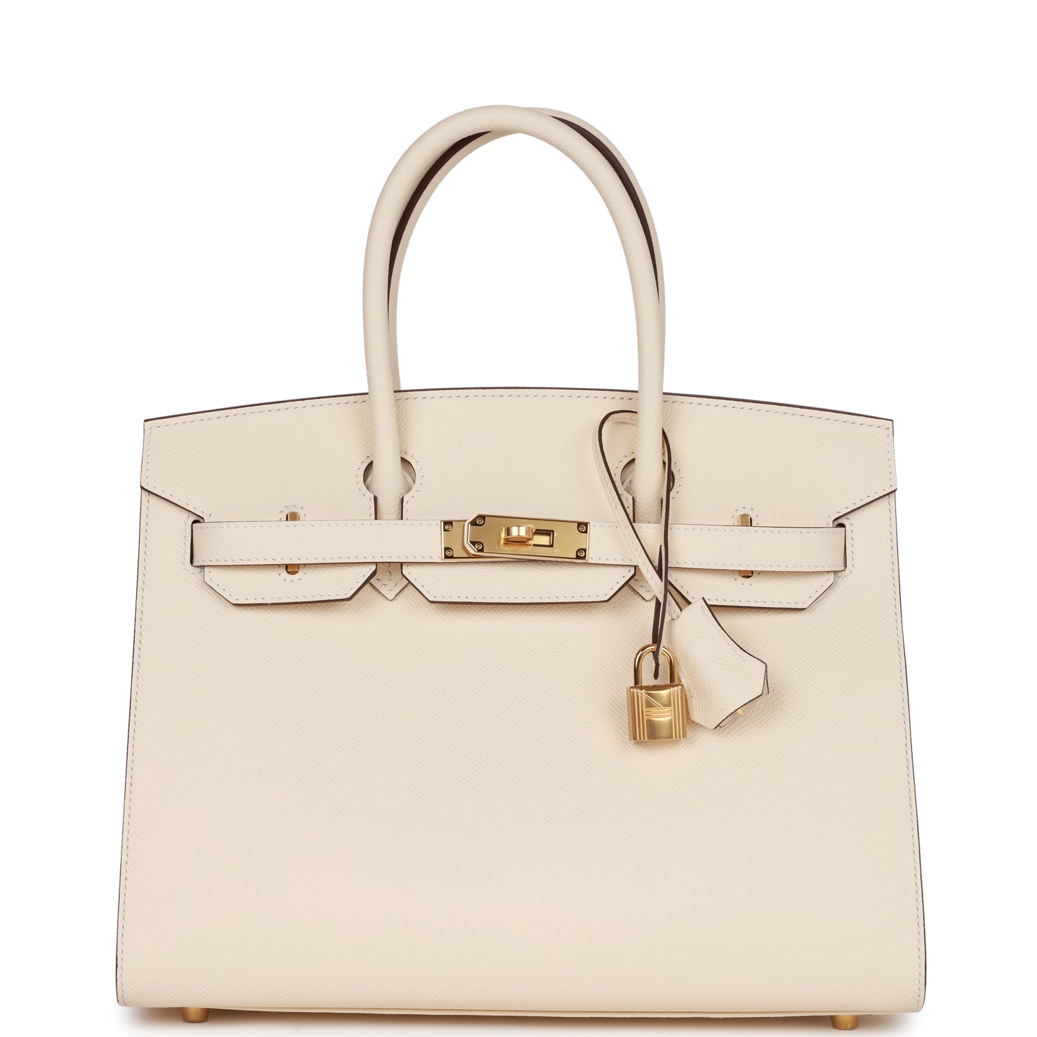Hermes Birkin Sellier Nata Epsom Hardware Handbag Gold Travel Bag