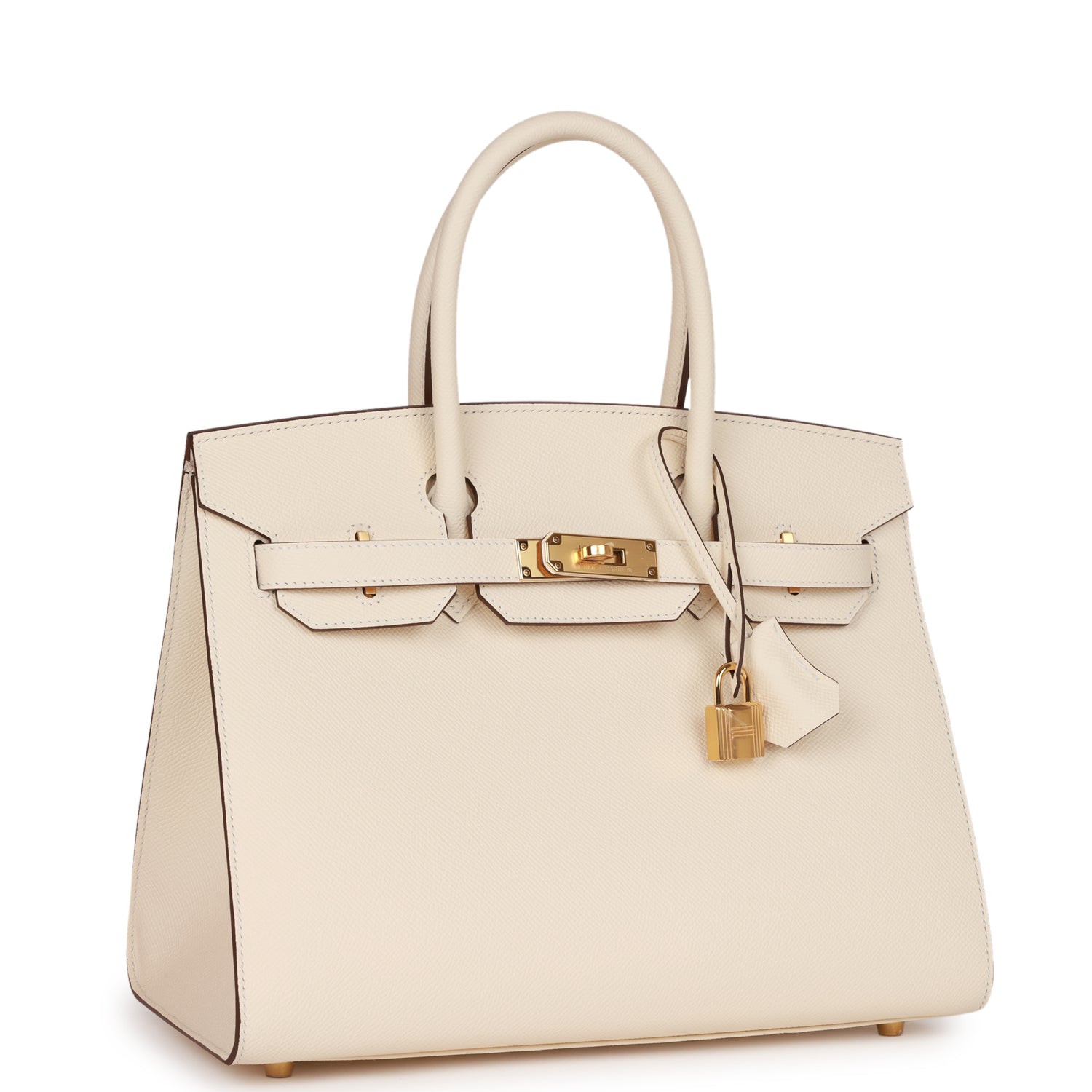 Hermes Birkin Sellier Nata Epsom Hardware Handbag Gold Travel Bag
