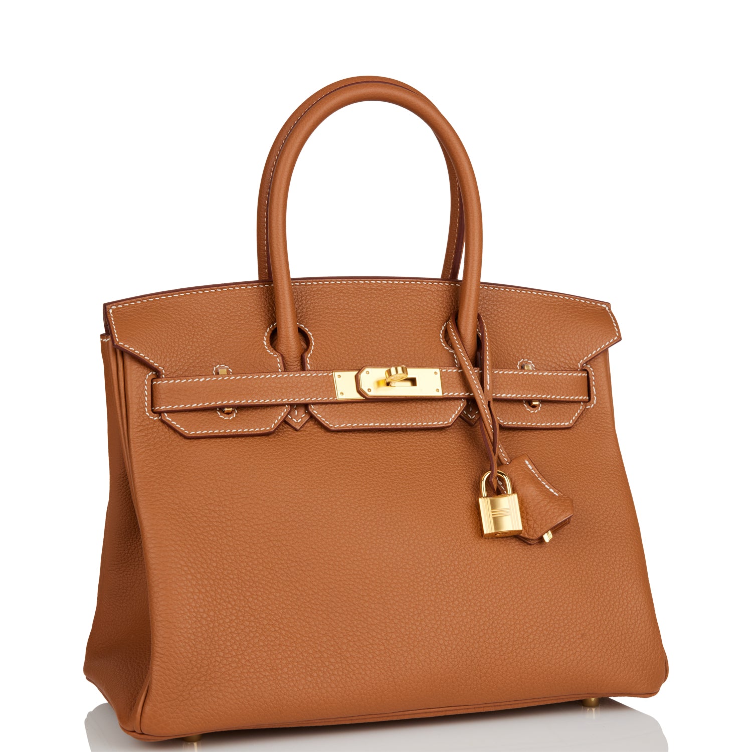 Hermes Birkin Togo Hardware Handbag Gold Travel Bag 38