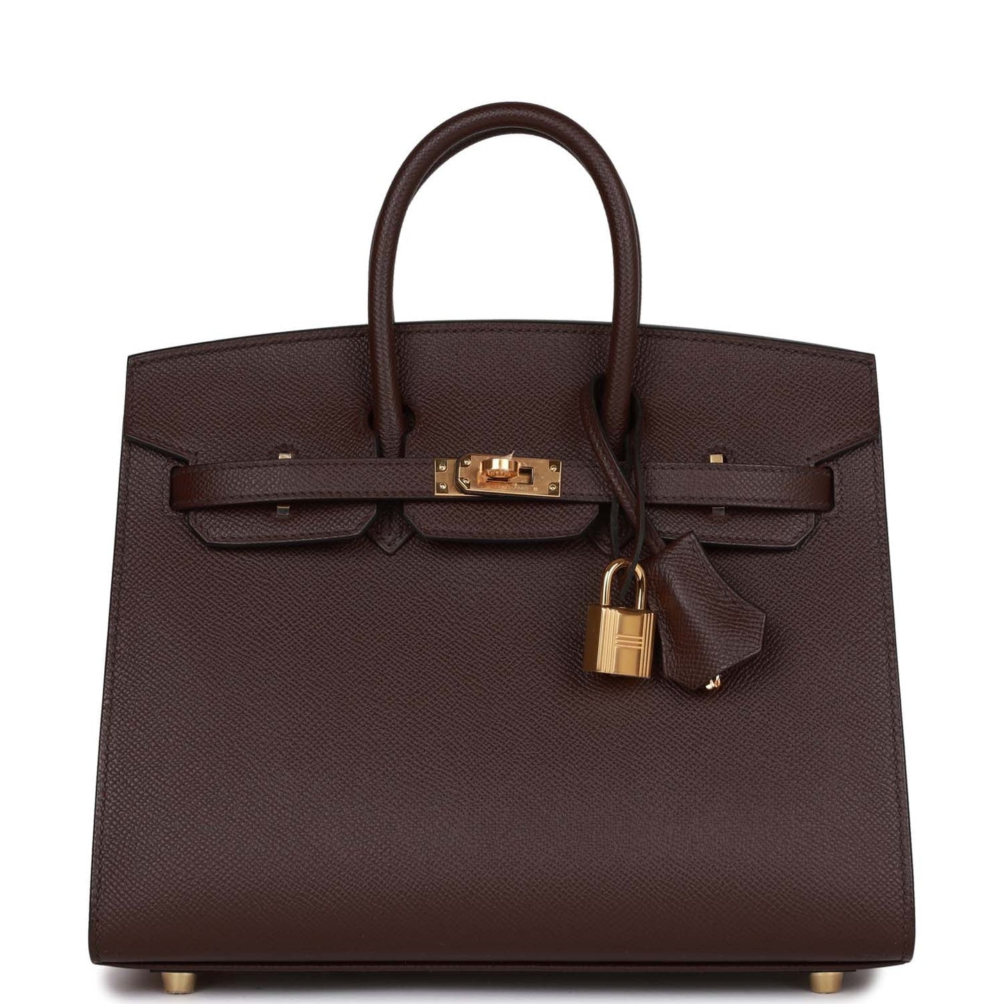 Hermes Birkin Sellier Rouge Sellier Epsom Hardware Handbag Gold Travel Bag