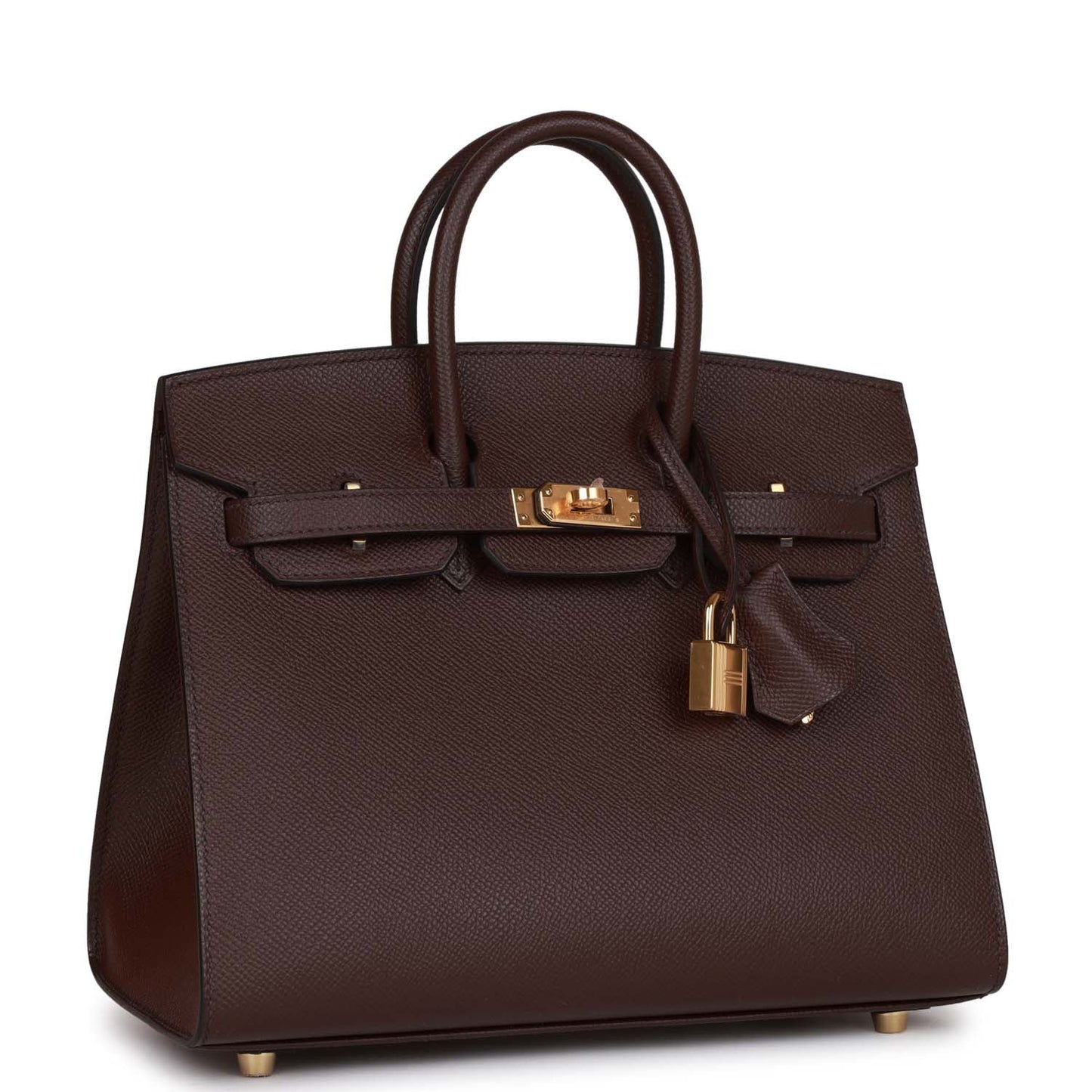 Hermes Birkin Sellier Rouge Sellier Epsom Hardware Handbag Gold Travel Bag