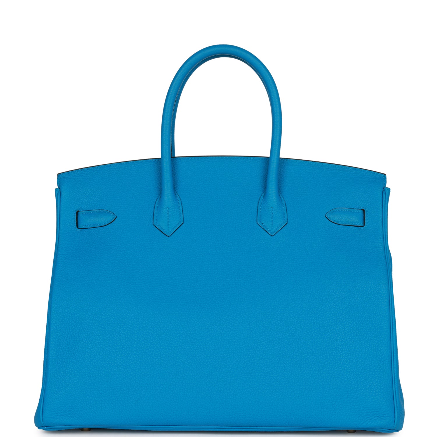 Hermes Birkin Bleu Zanzibar Togo Hardware Handbag Gold Travel Bag