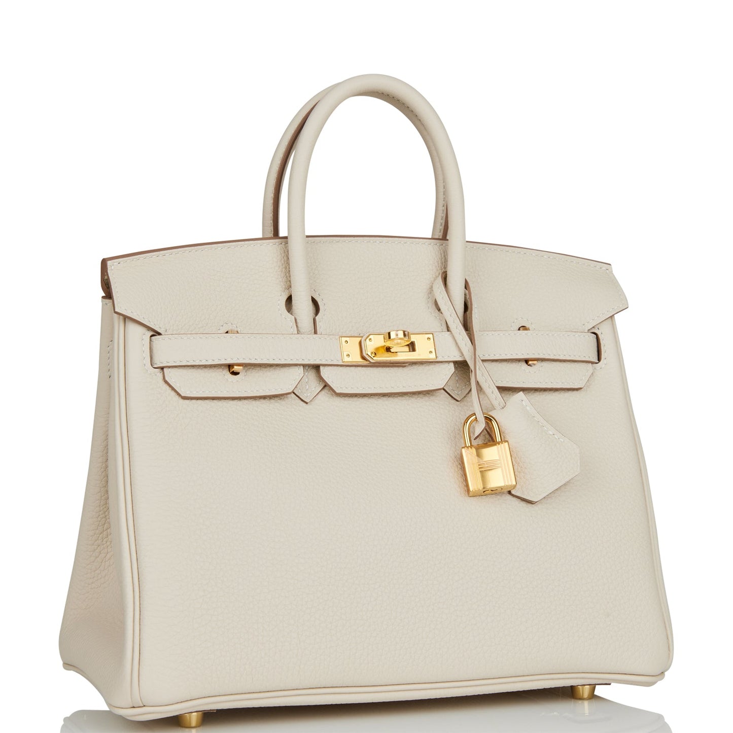 Hermes Birkin Craie Togo Hardware Handbag Gold Travel Bag 10