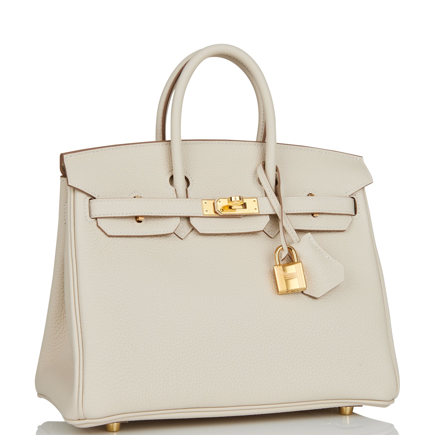Hermes Birkin Craie Togo Hardware Handbag Gold Travel Bag 10