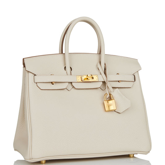 Hermes Birkin Craie Togo Hardware Handbag Gold Travel Bag 10