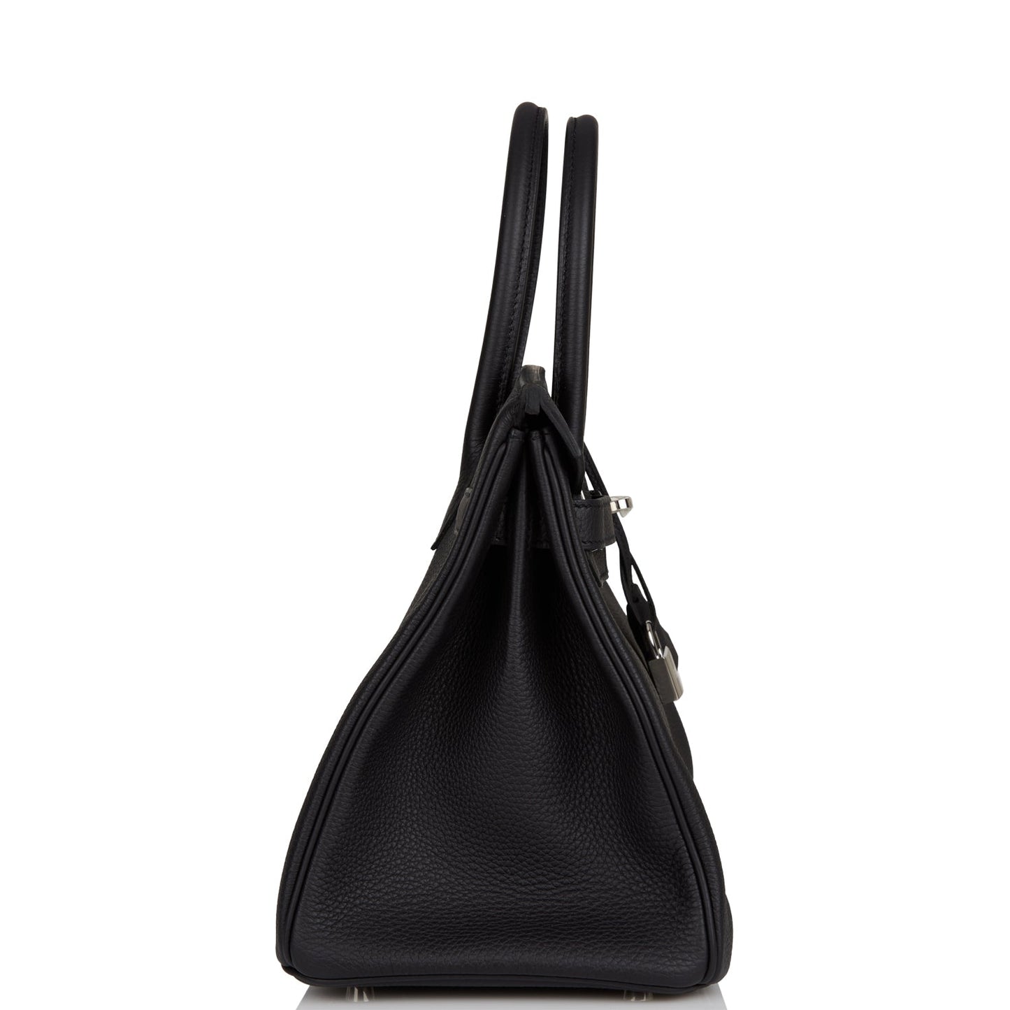 Hermes Birkin Togo Palladium Hardware Handbag Black Travel Bag 28