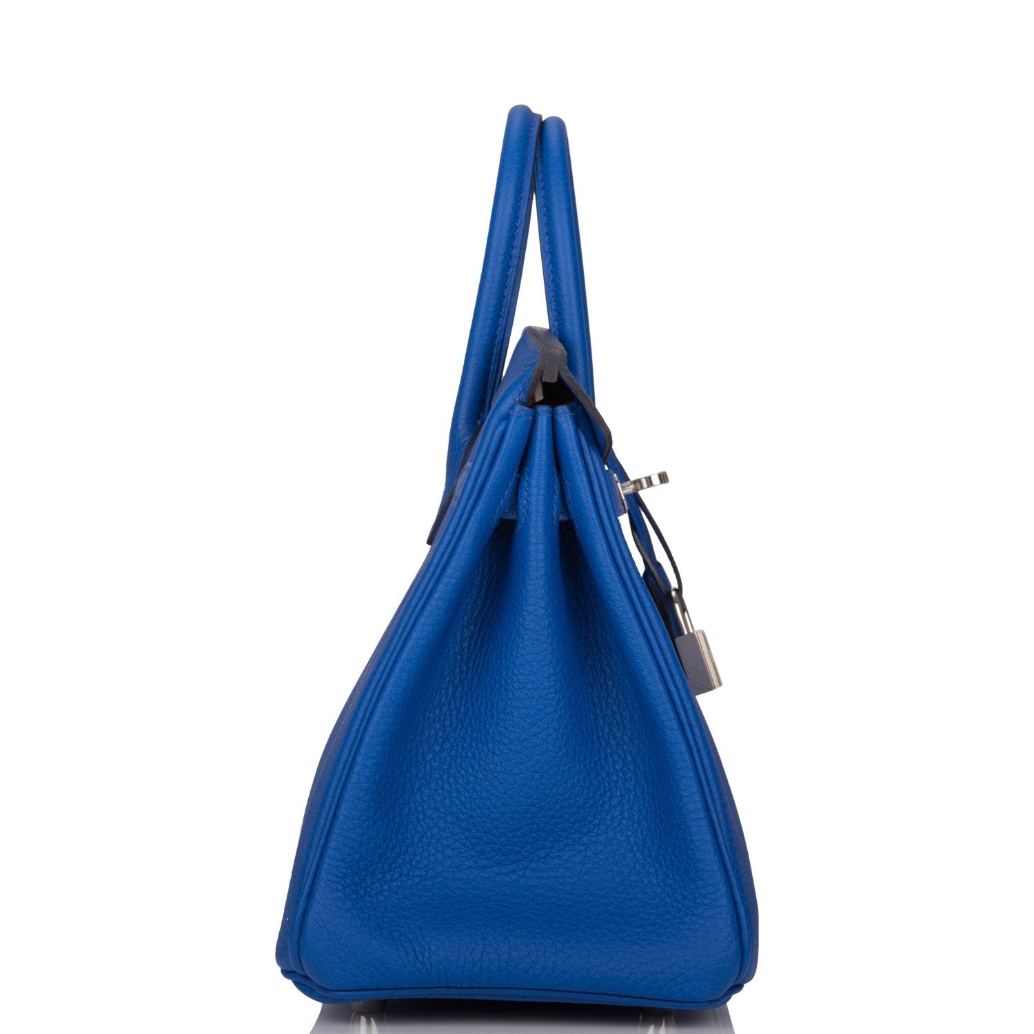 Hermes Birkin Bleu Royal Verso Togo Palladium Hardware Travel Bag