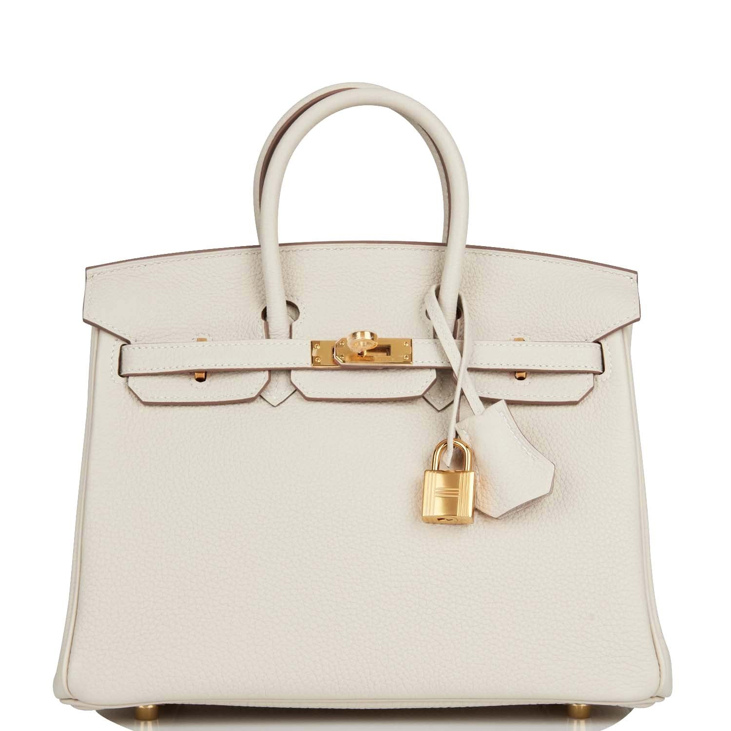 Hermes Birkin Craie Togo Hardware Handbag Gold Travel Bag 11