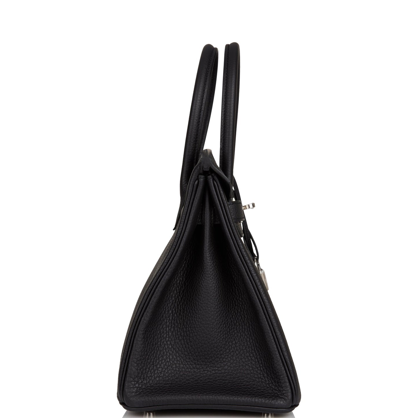 Hermes Birkin Togo Palladium Hardware Handbag Black Travel Bag 29