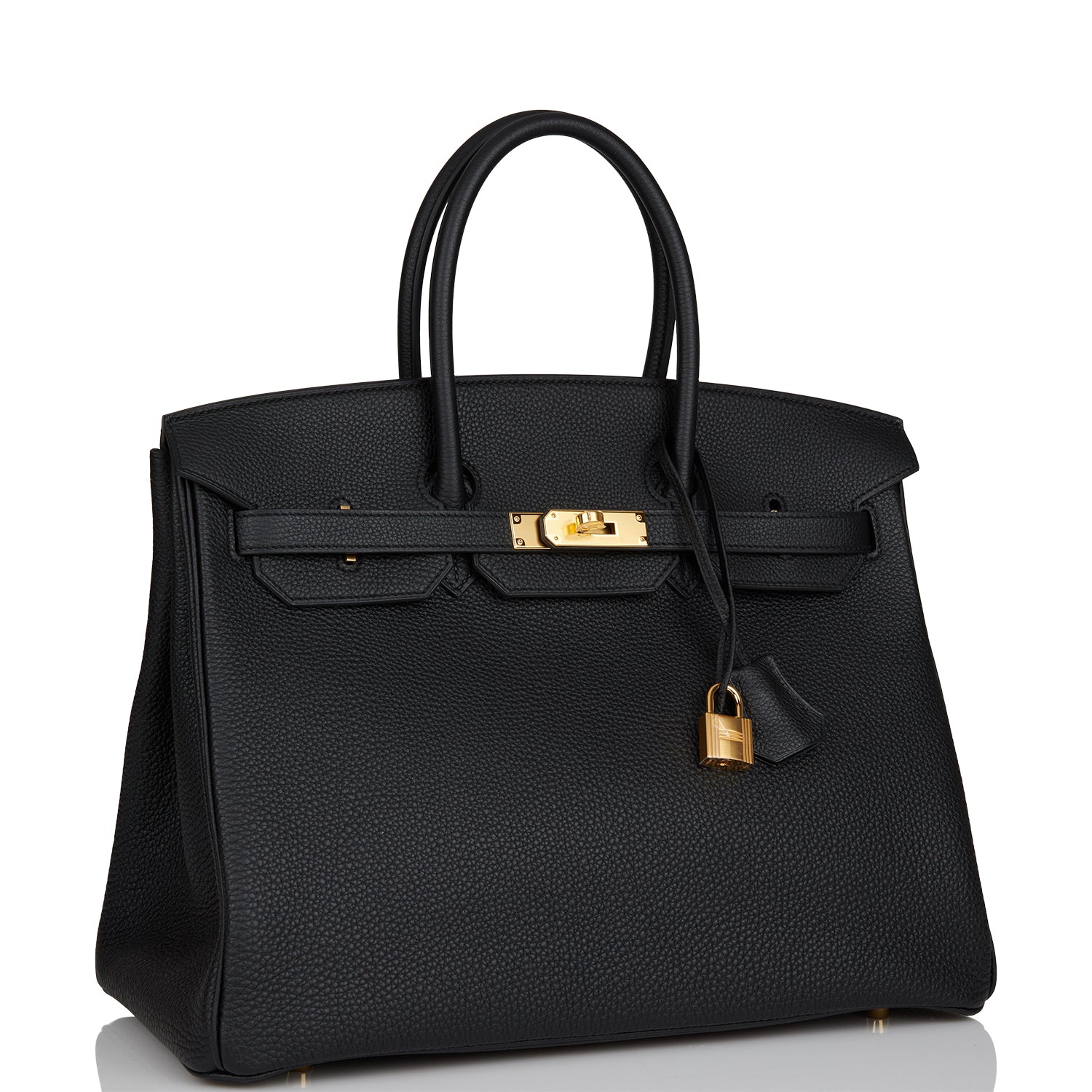 Hermes Birkin Togo Hardware Handbag Black Gold Travel Bag Hardware 7