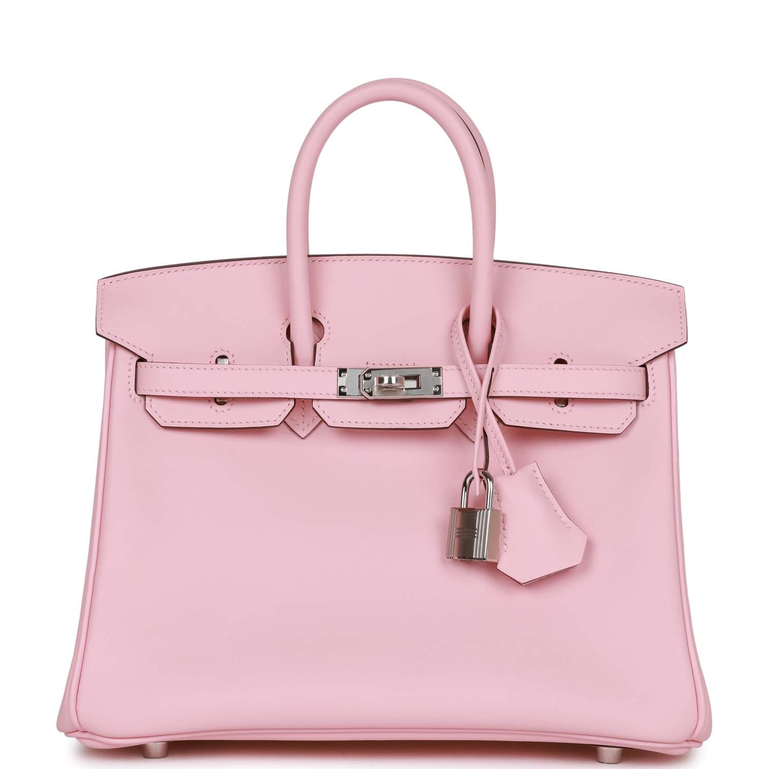 Hermes Birkin Rose Sakura Swift Palladium Hardware Handbag Travel Bag Hardware 2