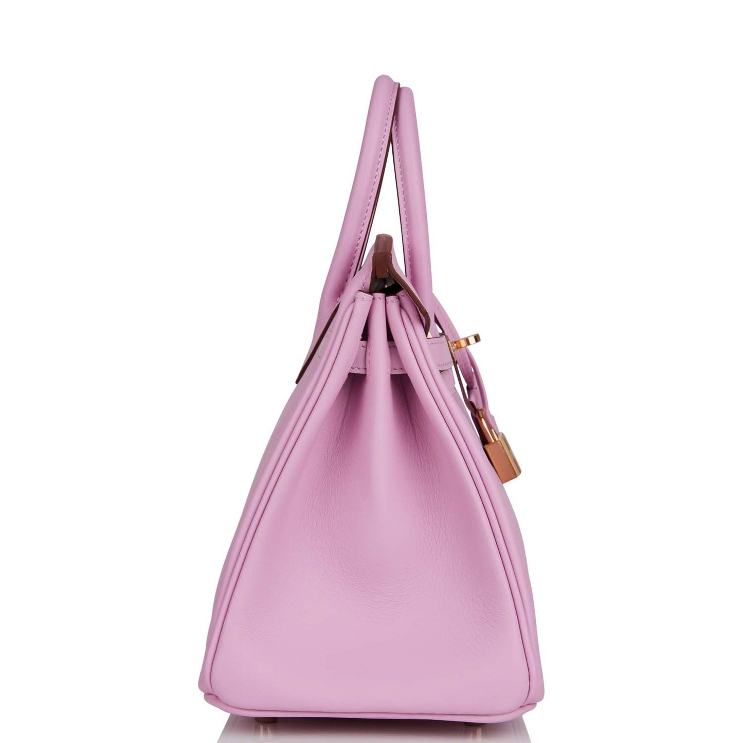 Hermes Birkin Mauve Sylvestre Swift Rose Hardware Handbag Gold Travel Bag Hardware 1