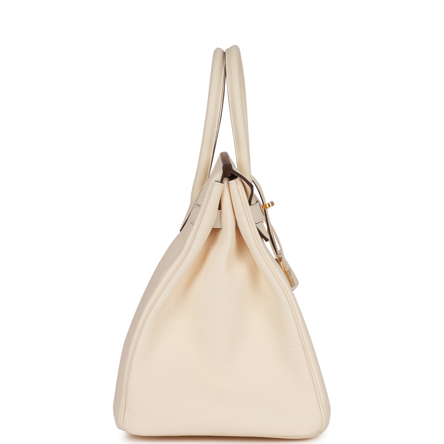 Hermes Birkin Nata Togo Hardware Handbag Gold Travel Bag