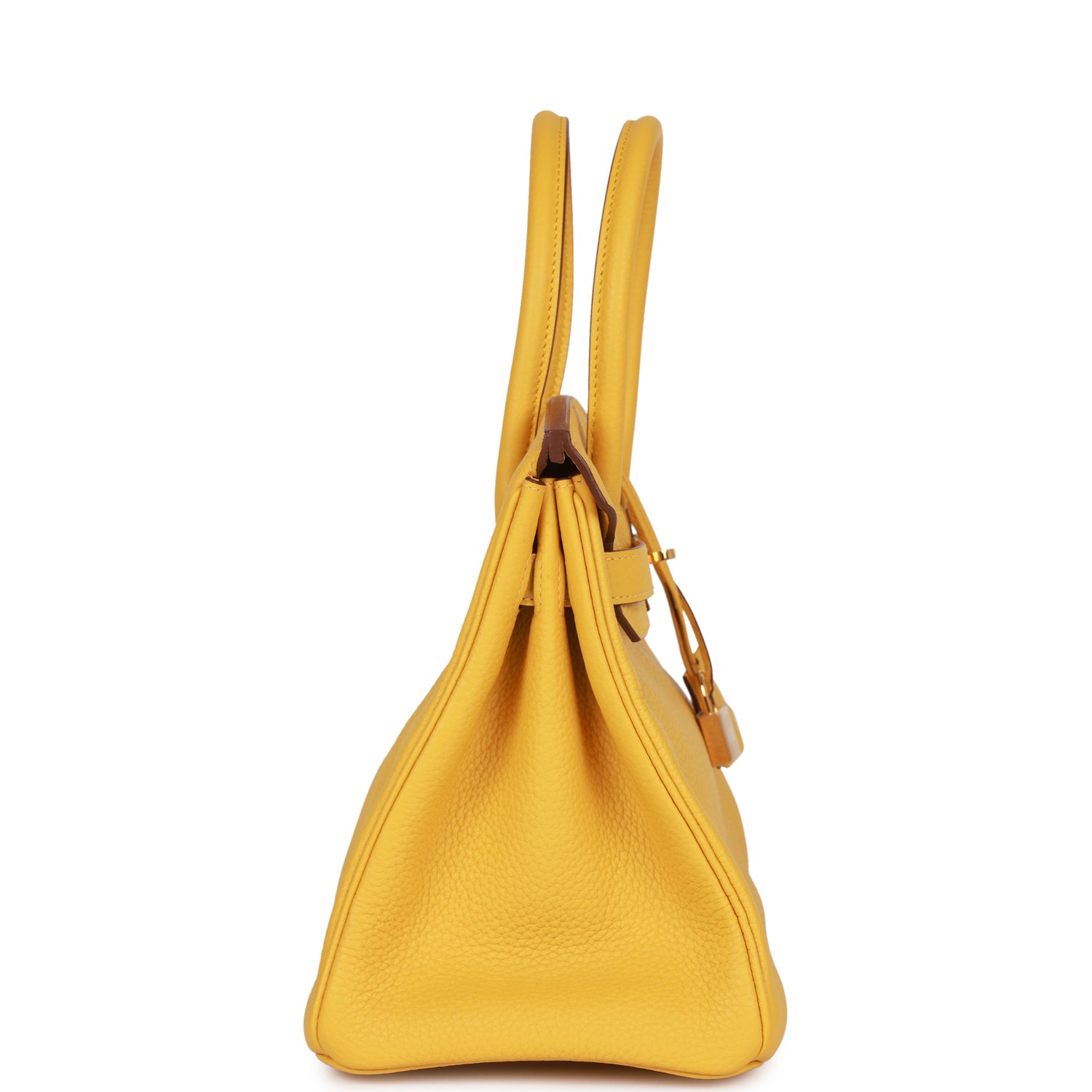 Hermes Birkin Soleil Clemence Hardware Handbag Gold Travel Bag