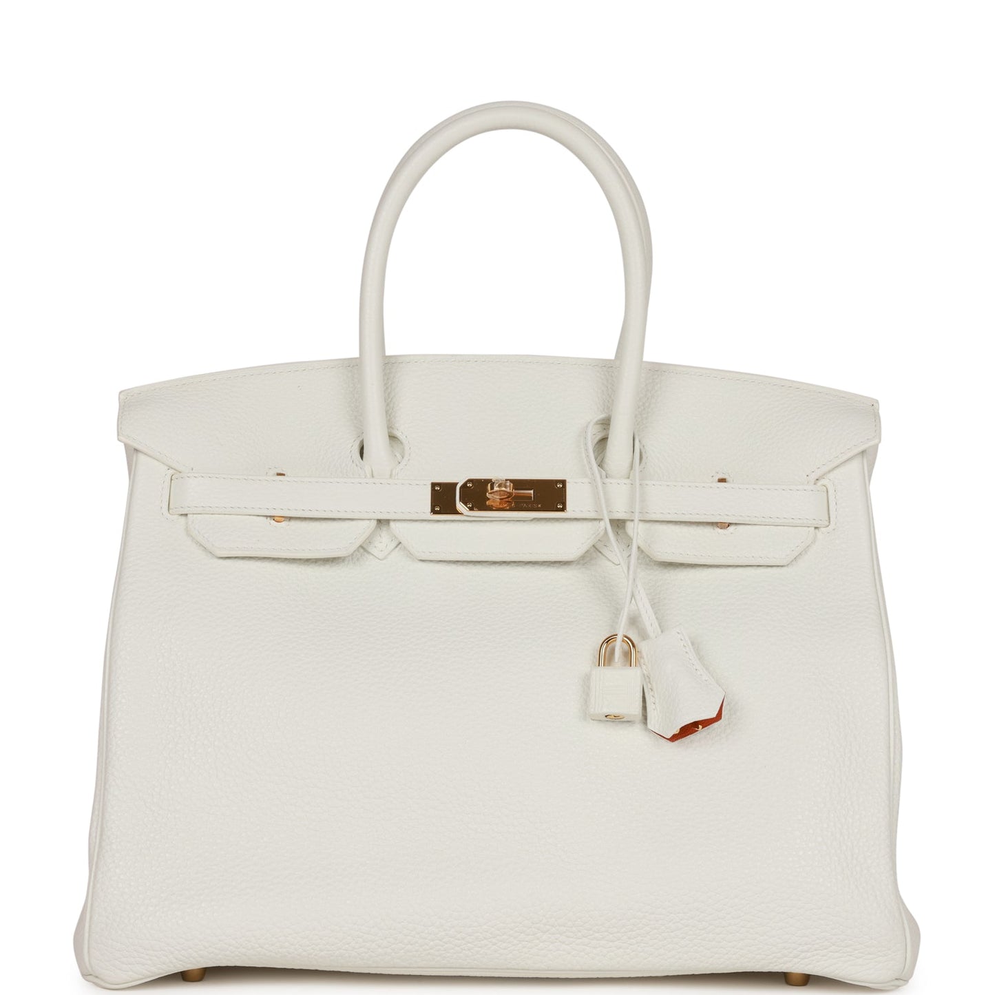 Hermes Special Order Hss Birkin Verso Clemence Hardware White Gold Travel Bag
