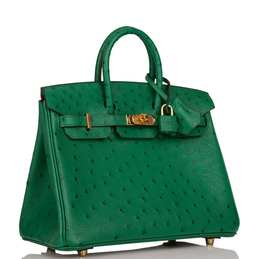 Hermes Special Order Hss Birkin Vert Vertigo Verso Gold Travel Bag